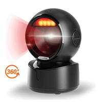 Escáner código de barras Netum A5 2D, omnidireccional, USB, automático 360º de escritorio