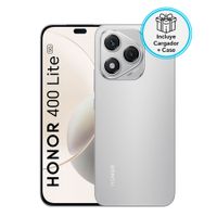Celular Honor 400 Lite 5G 256GB, 12GB RAM, cámara trasera 108MP y frontal 16MP, 6.7"", Velvet Grey + Cargador/Case de regalo