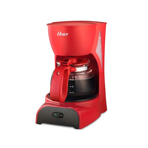 Cafetera Oster 4 tazas roja BVSTDCD5R, filtro permanente, pausa para servir