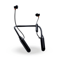 Audífono Lenyes A43 collarín deportivo, 150 horas de batería, sonido estéreo, bluetooth 5.2, negro