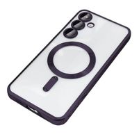 Case Samsung Galaxy S25 Magnético Transparente Lila