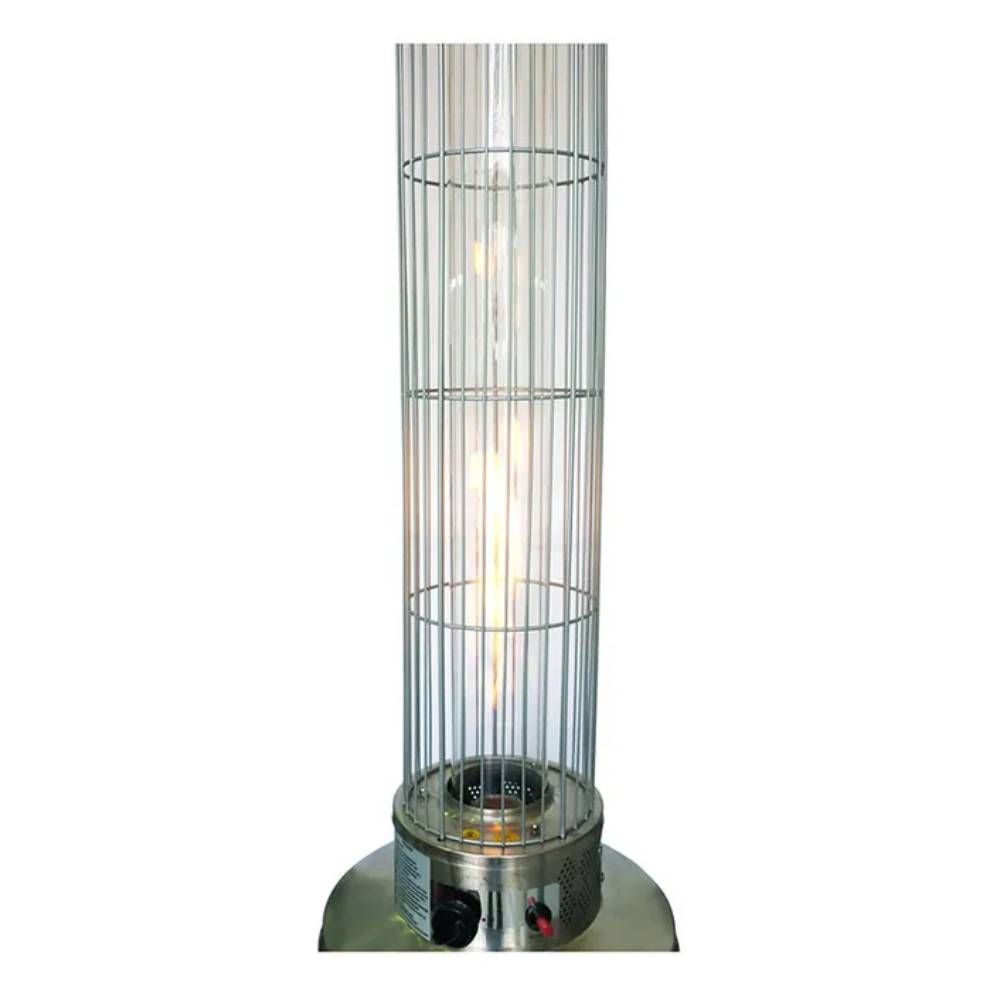 Imagen 2 del producto Estufa de gas para terraza Alfano HMXD-EGLASS 10500W GLP, seguridad automática