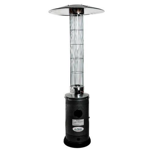 Estufa de gas para terraza Alfano HMXD-EGLASS 10500W GLP, seguridad automática