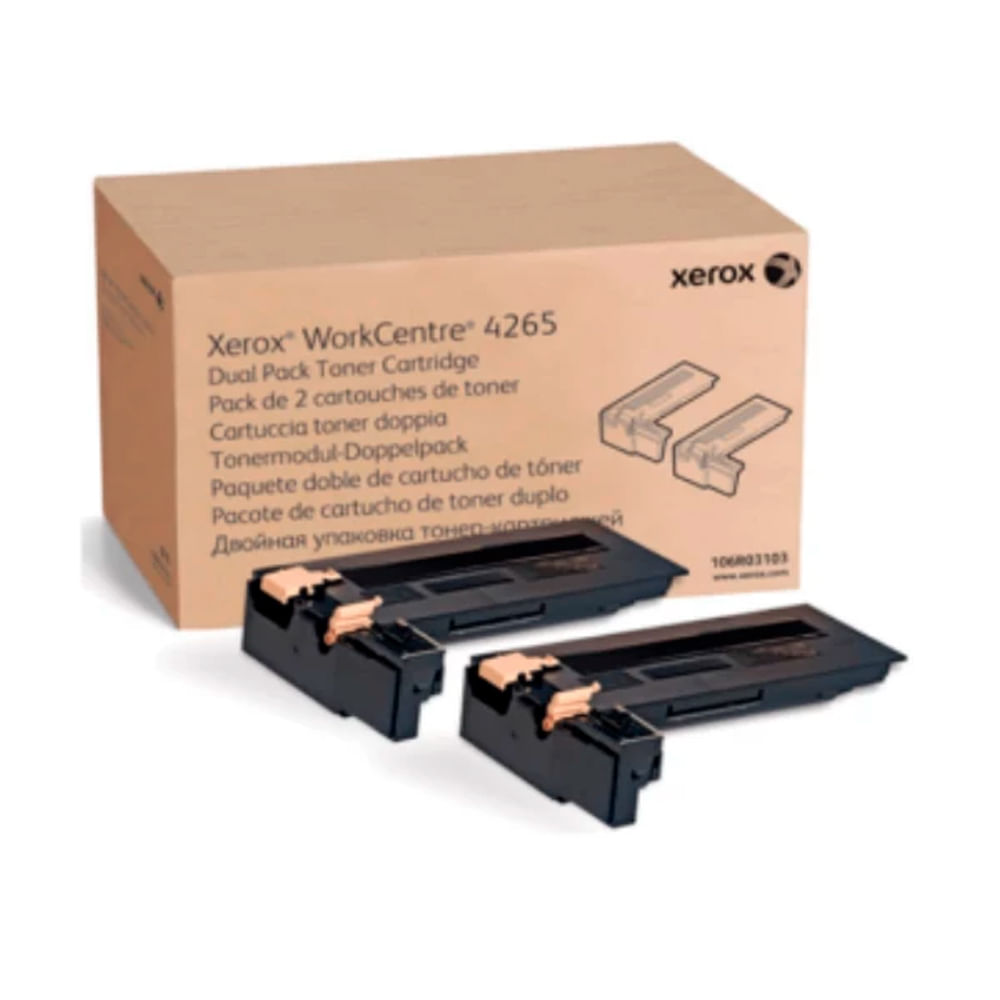 Imagen 1 del producto Tóner Xerox 106R02735, compatible con WorkCentre 4265, negro