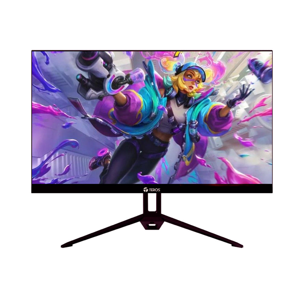 Monitor plano Teros TE-2415S 23.8" FHD IPS, HDMI, DP, negro
