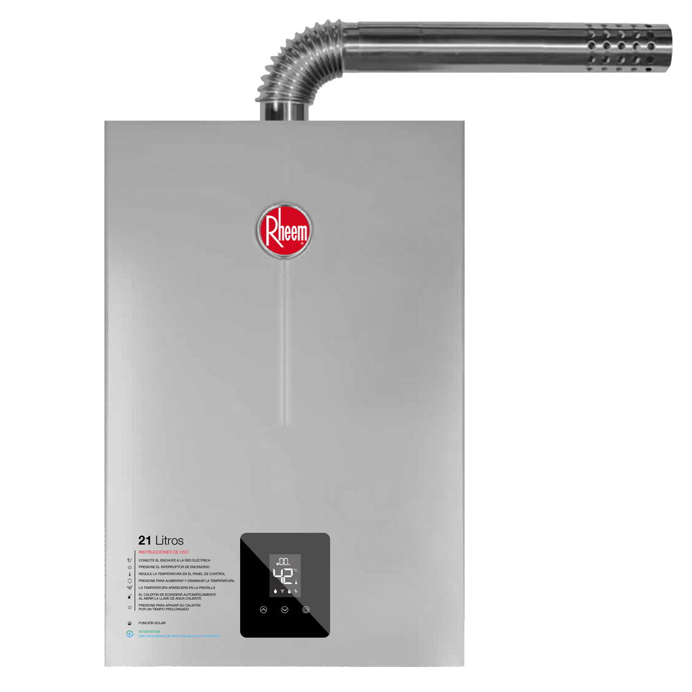 Terma a gas Rheem Prestige, GLP, 21 litros, 35700W, gris