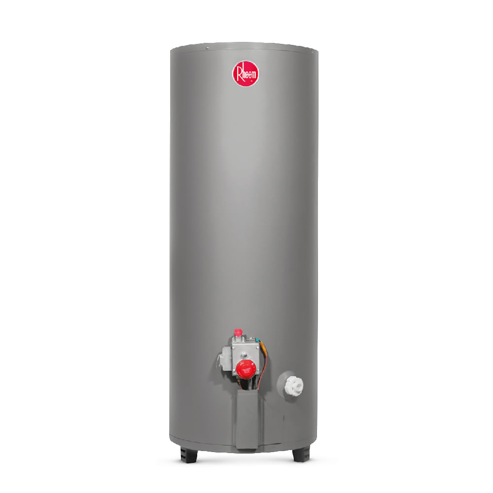 Termotanque Rheem, 190 litros, gas natural, gris