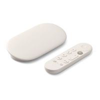 Convertidor A Smart TV Google Streamer 4K, Android TV OS, 32GB, HDMI 2.1, USB-C, RAM 4GB, Bluetooth 5.1, control incluido, blanco