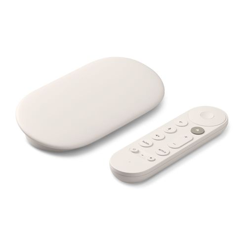 Convertidor A Smart TV Google Streamer 4K, Android TV OS, 32GB, HDMI 2.1, USB-C, RAM 4GB, Bluetooth 5.1, control incluido, blanco