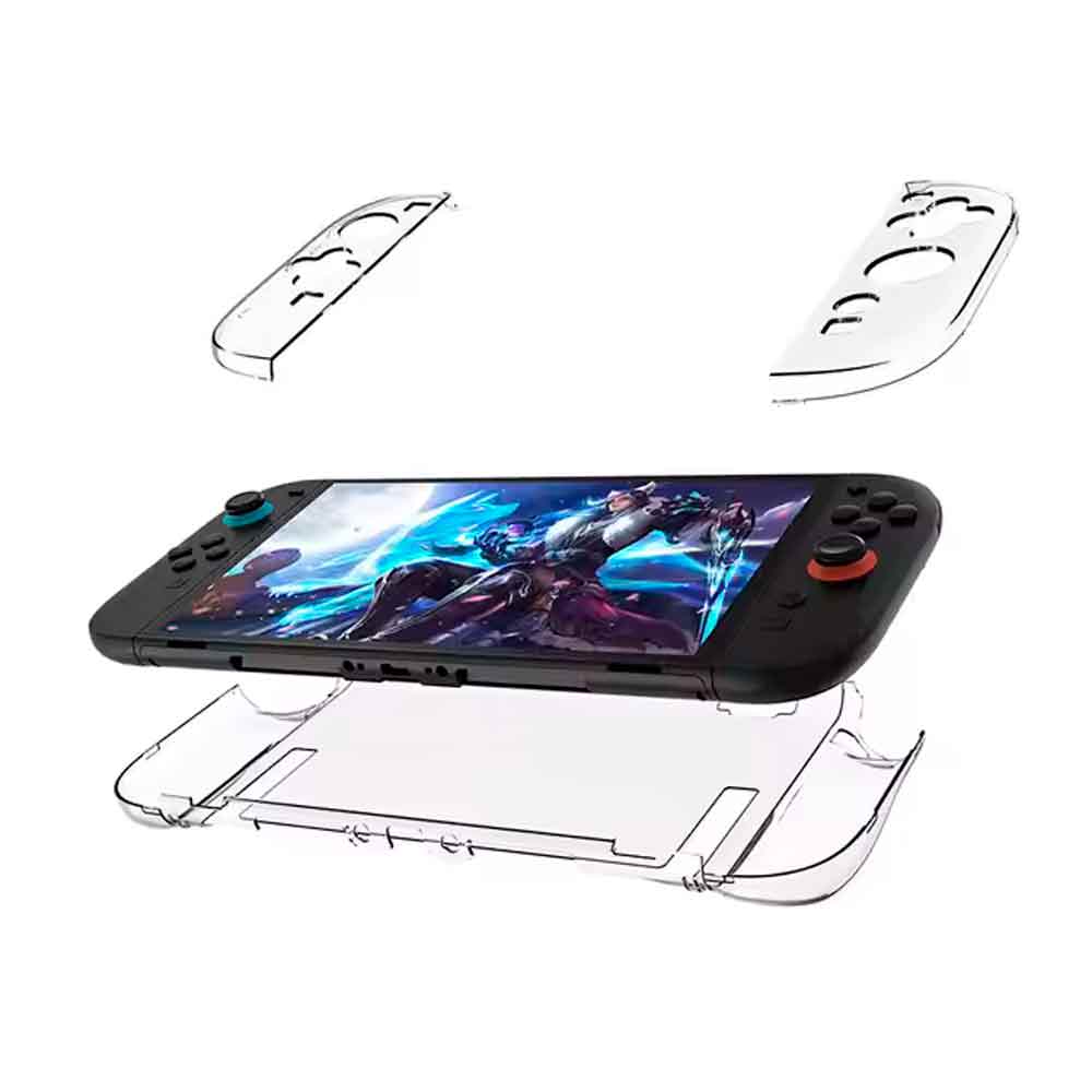Imagen 2 del producto Case transparente de 5 piezas para Nintendo Switch 2, protección rígida total