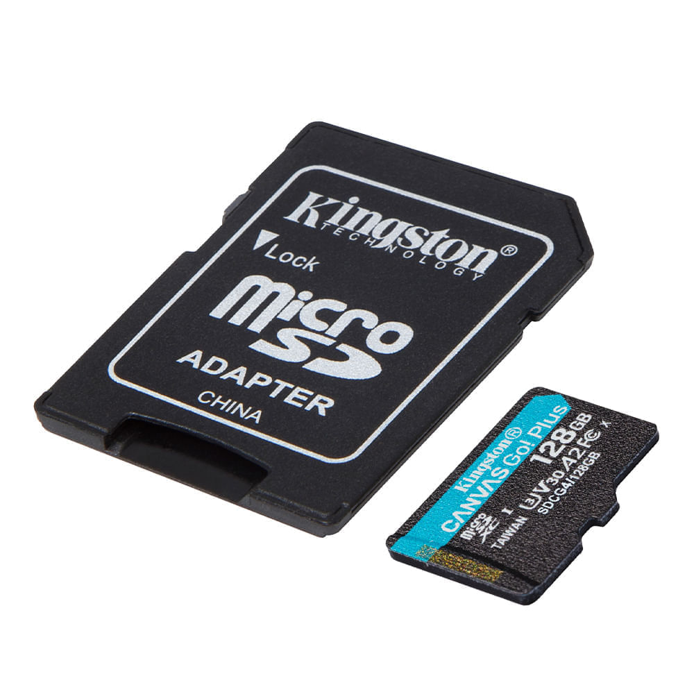 Imagen 2 del producto MicroSDXC Canvas Go Plus Gen4 128GB V30 A2 U3 Kingston