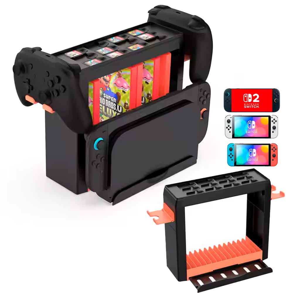 Imagen 1 del producto Stand organizador para Nintendo Switch 2, Oled y clásico, soporte multifunción