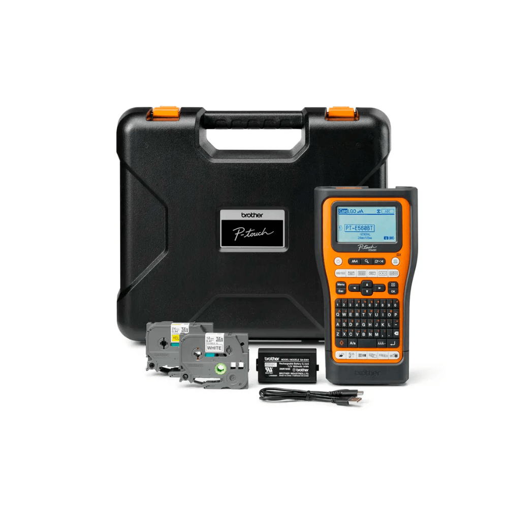 Imagen 2 del producto Rotulador Brother, bluetooth, USB-C, naranja - PTE560BTVP