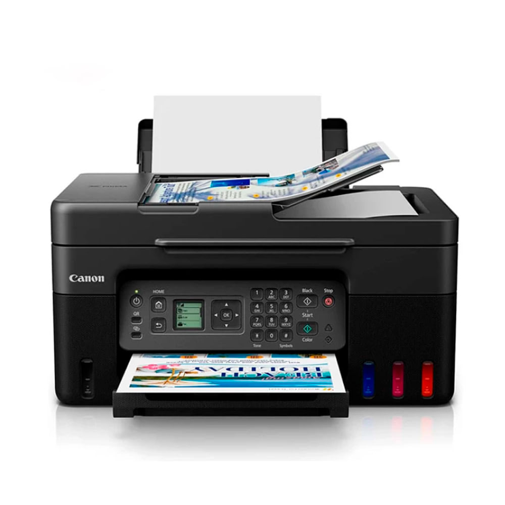 Imagen 1 del producto Impresora multifuncional Canon Pixma G4170, inyección de tinta, inlámbrica, Wi-Fi, con tanques recargables