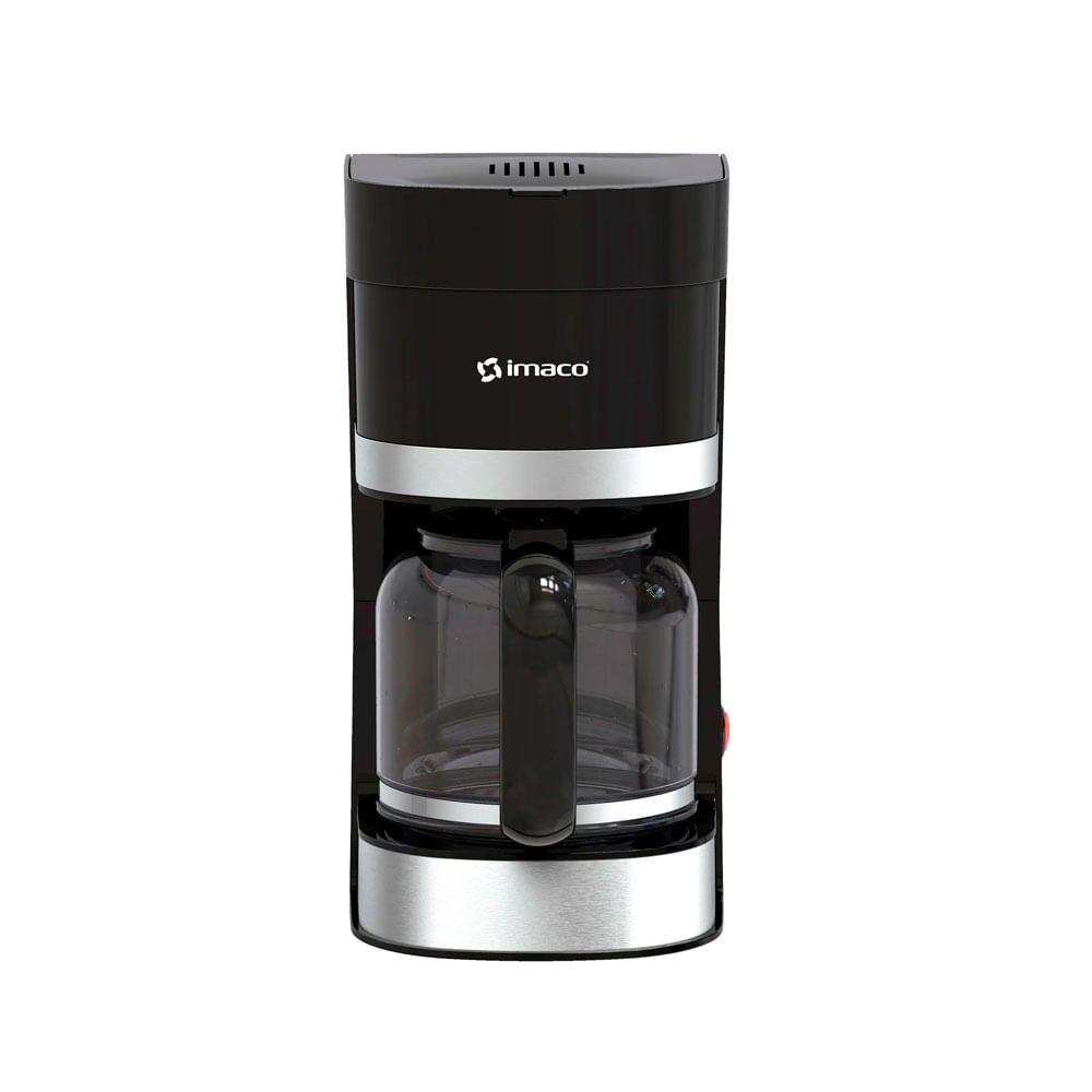 Imagen 2 del producto Cafetera eléctrica Imaco CM1203 800W, 1.2 litros, jarra de vidrio, y filtro reutilizable