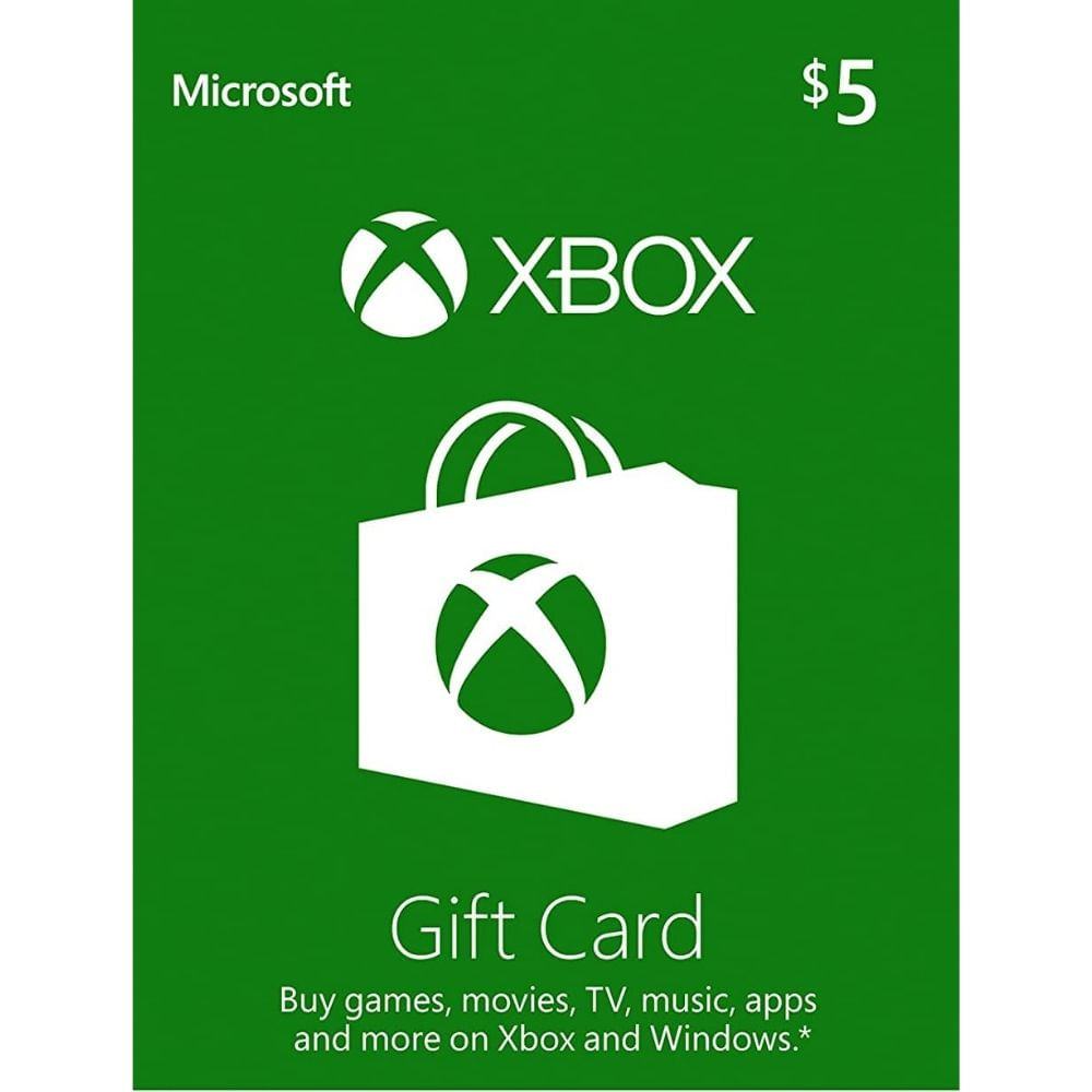 Código Xbox $5 - Xbox Gift card USA Digital