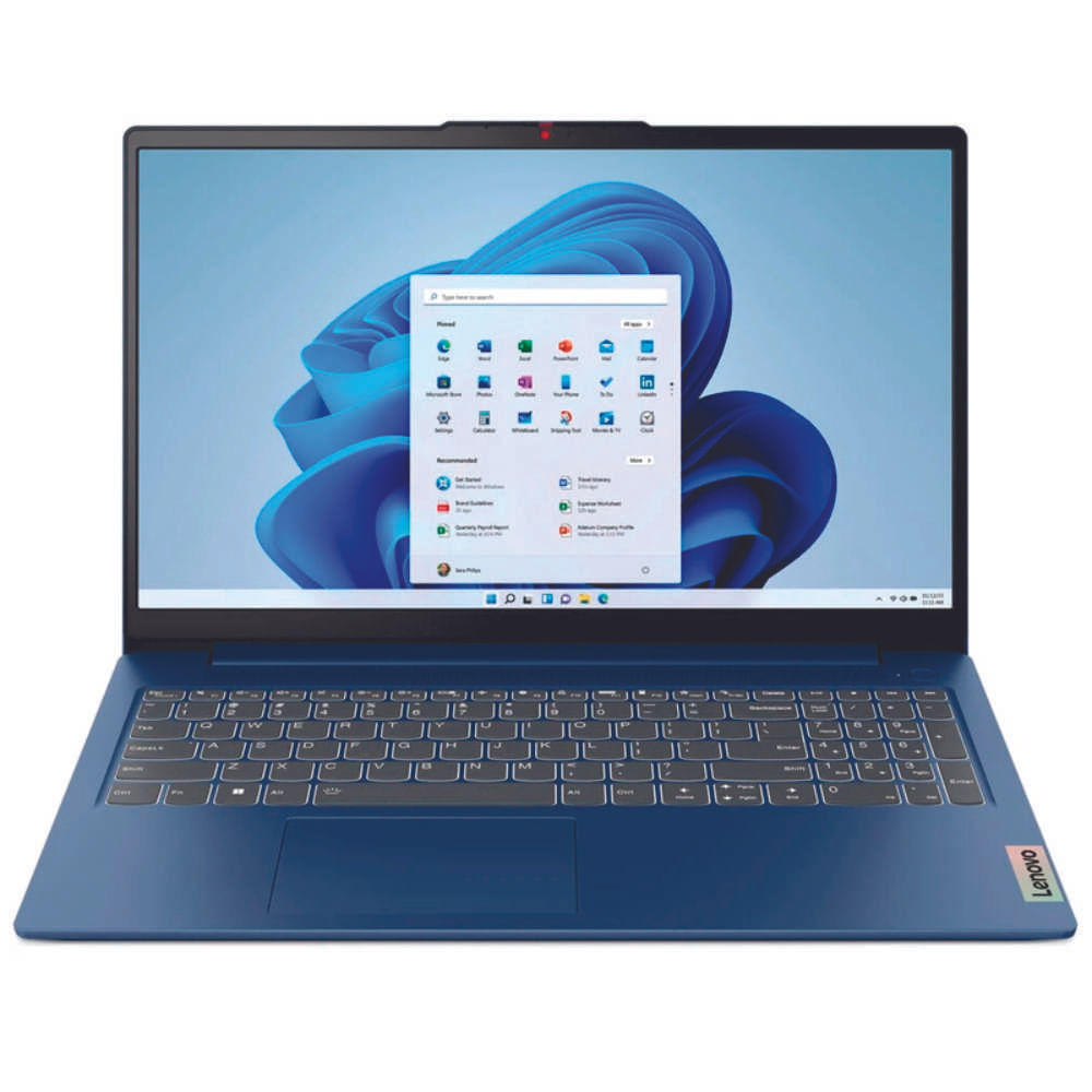 Laptop Lenovo IP SLIM3 I5 12450H, 16GB, 512GB SSD, M.2 15.6", FreeDOS - sin sistema operativo, azul