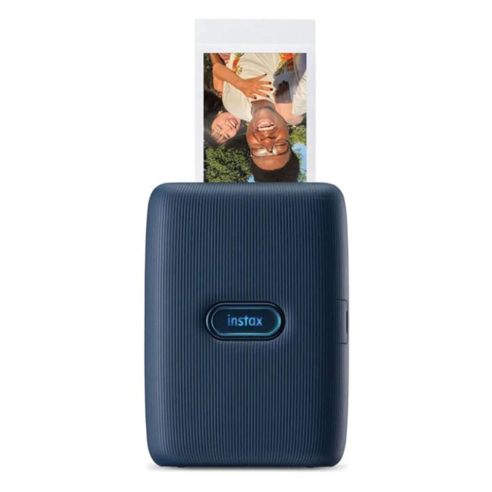 Impresora Fujifilm Instax mini Link 2 para smartphones, conexión bluetooth, recargable, tamaño de impresión 6.2 cm × 4.6 cm, space blue