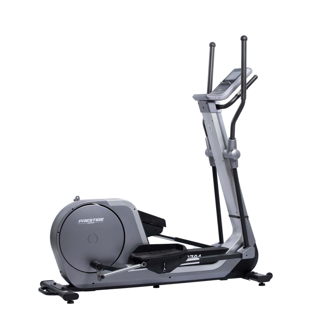 Elíptica Prestige E6701, 32 niveles con motor, max. 120kg, negro