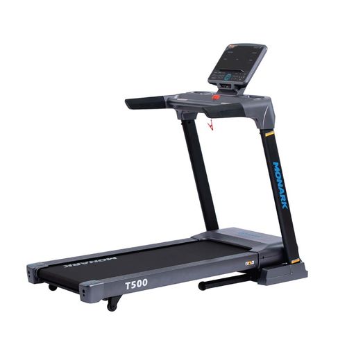 Trotadora Monark T500, pantalla LED, velocidad max. 18km, negro