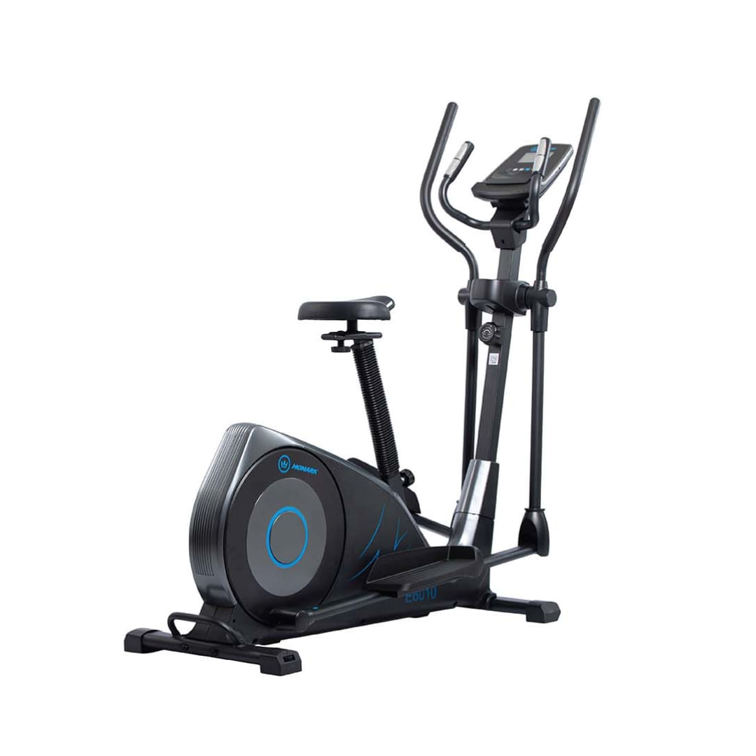 Elíptica Monark E6010, Perilla manual 8 niveles, max. 100kg, negro