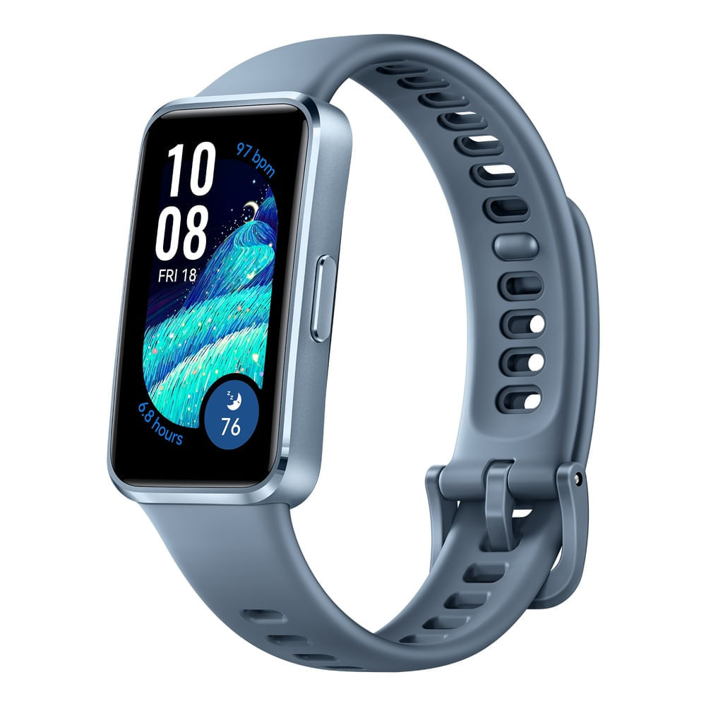 Smartband Huawei Band 10 1.47", duración de batería 8 días, 5 ATM, azul
