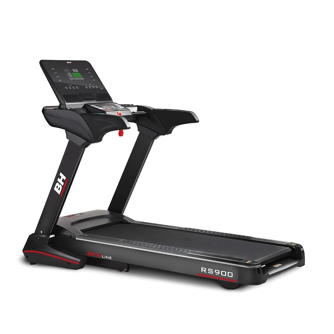Trotadora BH RS900, pantalla LED, peso max. 150 kg., negro