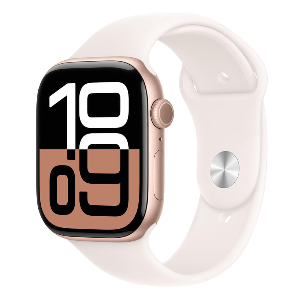 Apple Watch Series 10 pantalla 46mm/OLED Retina LTPO3, GPS, resistente al agua IP6X, batería hasta 18 horas, rosado