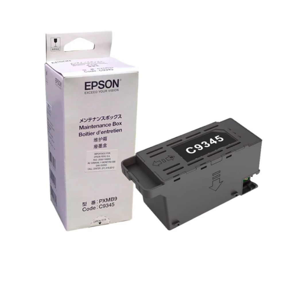 Caja de mantenimiento Epson C9345-PXMB9, para L15150, L15160, L8160, L8180, negro