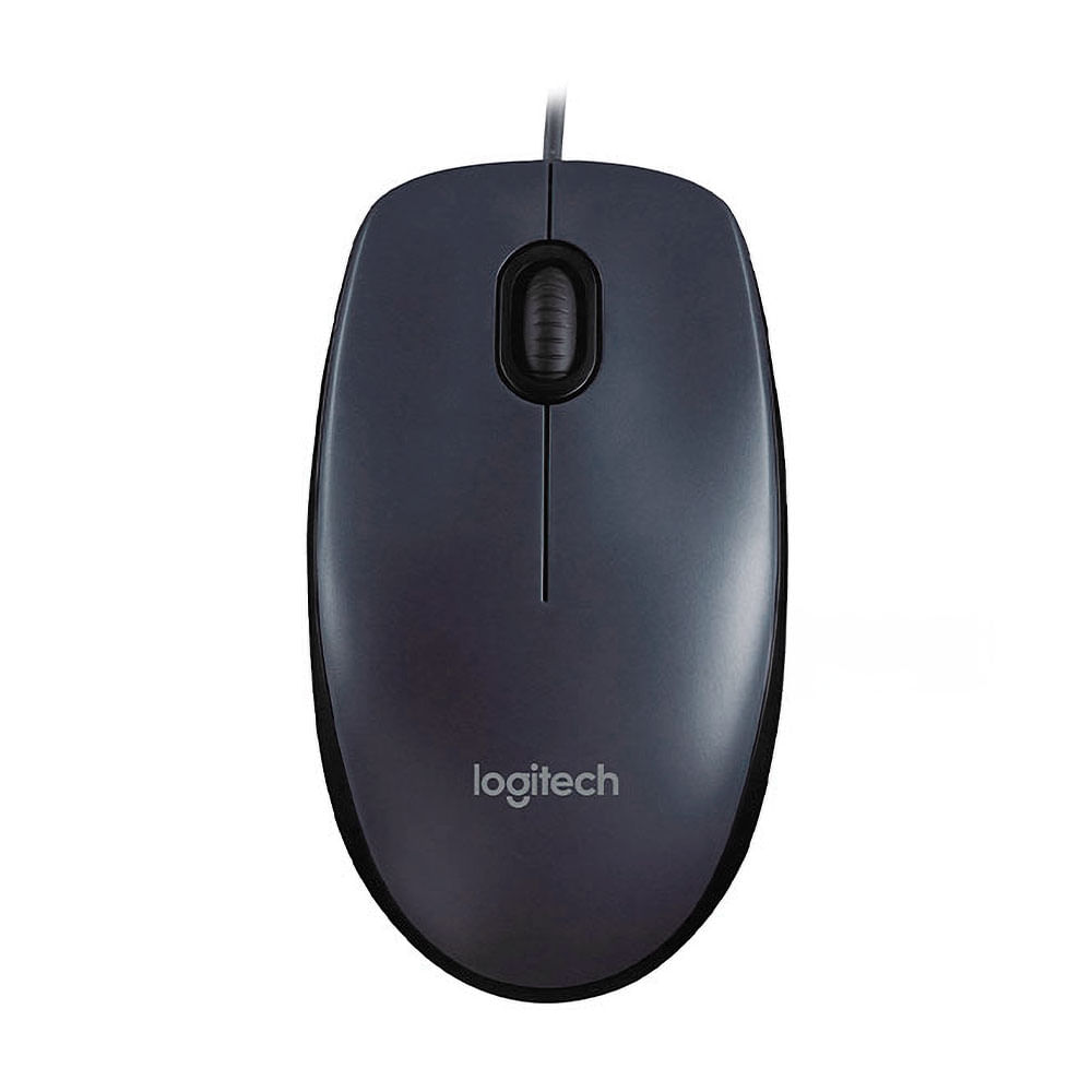 Mouse alámbrico Logitech M90 sensor óptico, 1000 dpi, USB, ambidiestro