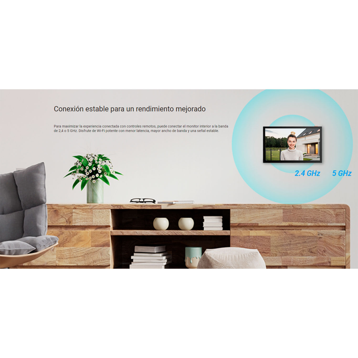 Imagen 2 del producto Kit videoportero inteligente Ezviz HP7 2K con 2 Monitores + App gratuita