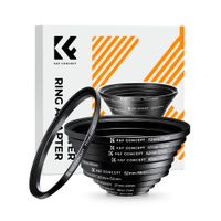 Set de 11 anillos ascendentes K&F Concept, metálicos 26-82mm para filtros y lentes