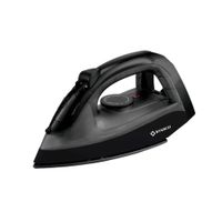 Plancha a vapor Imaco ETA600N, ligera, base antiadherente, 1200W, negro