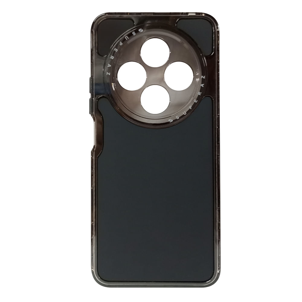 Case para Xiaomi Redmi 14C, protección 360, 3 capas de protección, negro
