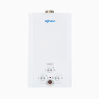 Terma Aghaso 10 litros tiro forzado GN, encendido eléctrico y visor digital
