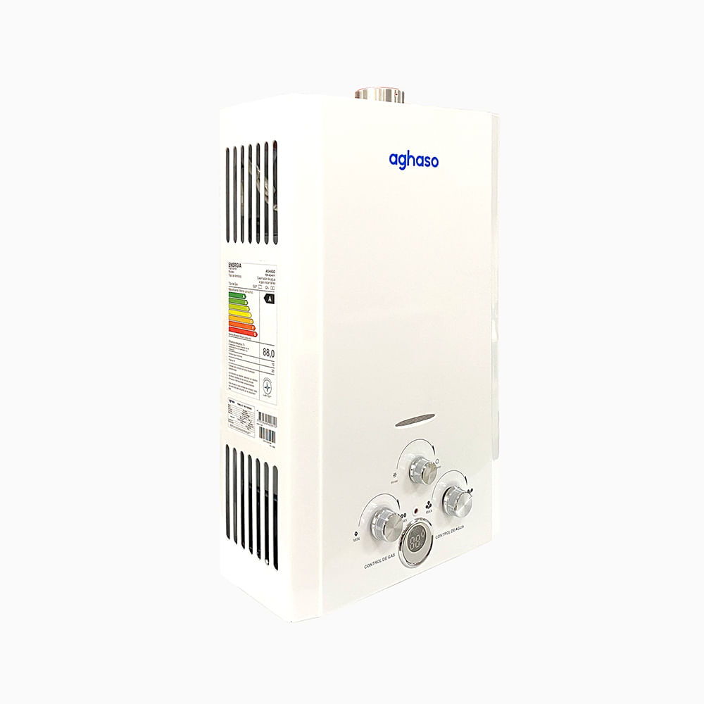 Imagen 2 del producto Terma Aghaso 10 litros tiro forzado GN, encendido eléctrico y visor digital
