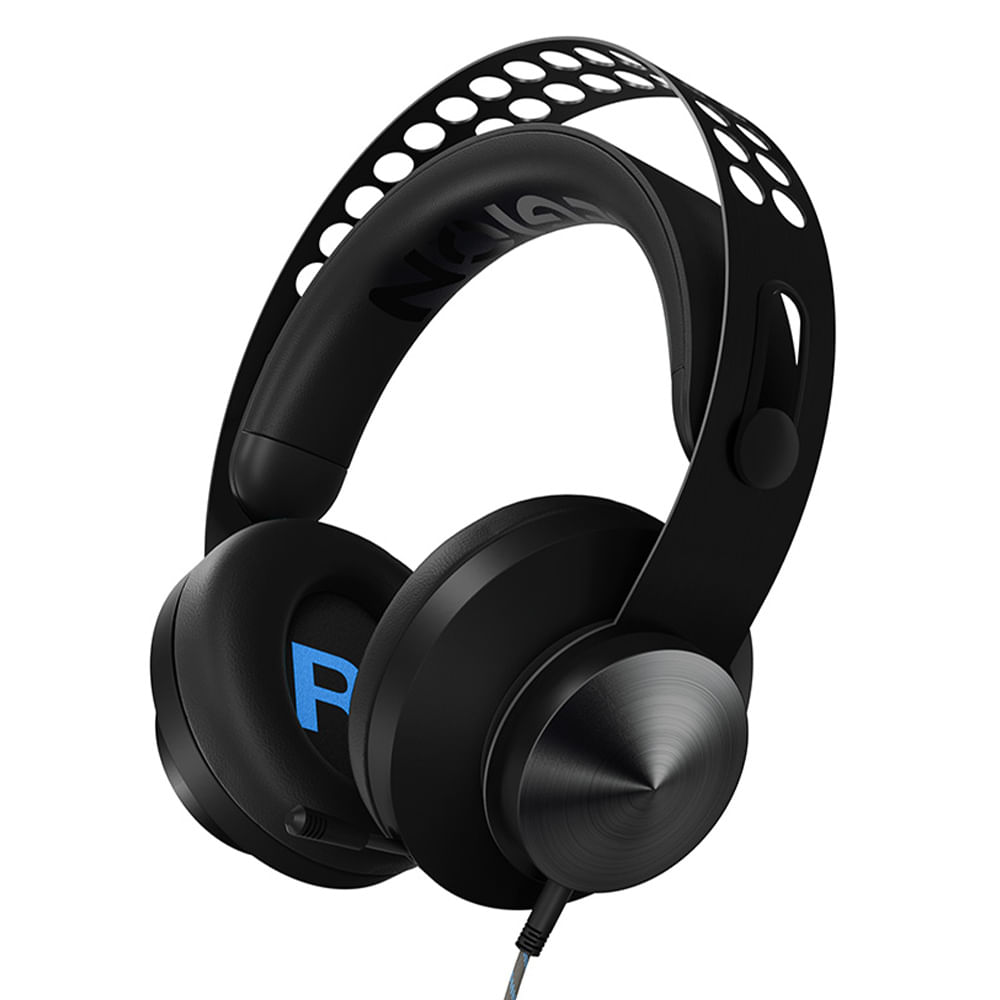 Imagen 1 del producto Audífonos gamer Lenovo Legion H300 alambrico, conexión 3.5 mm/USB, sonido estéreo claro, micrófono ajustable con cancelación de ruido