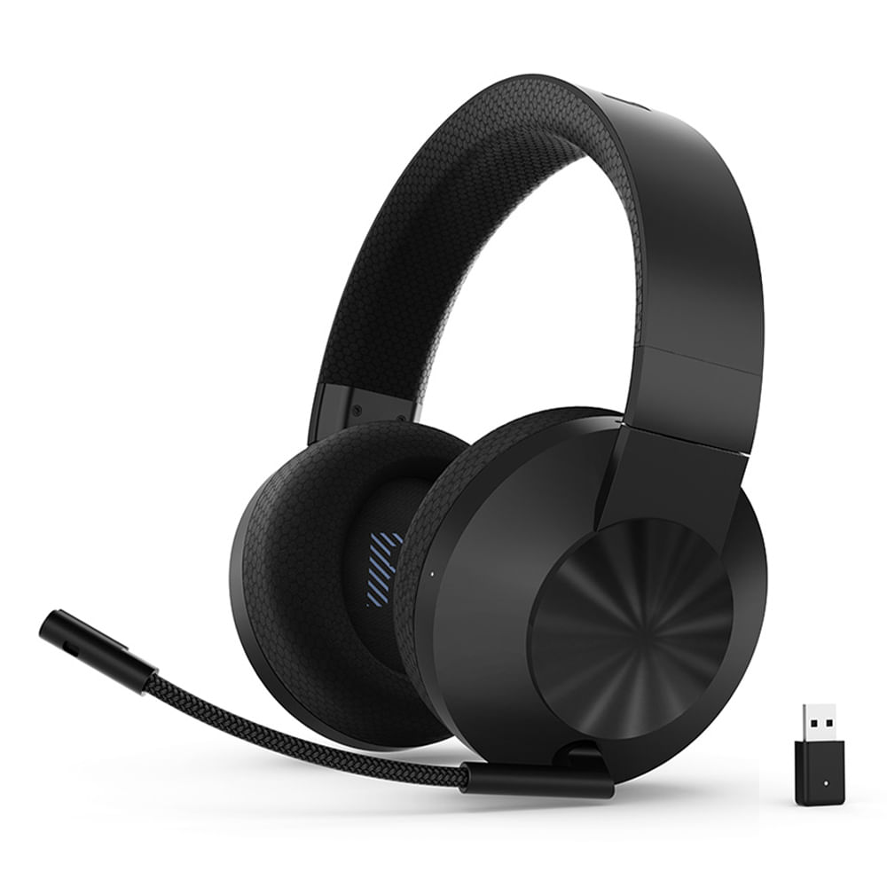 Audífonos gamer Lenovo Legion H600 inalámbrico bluetooth, micrófono ajustable y sonido estéreo claro