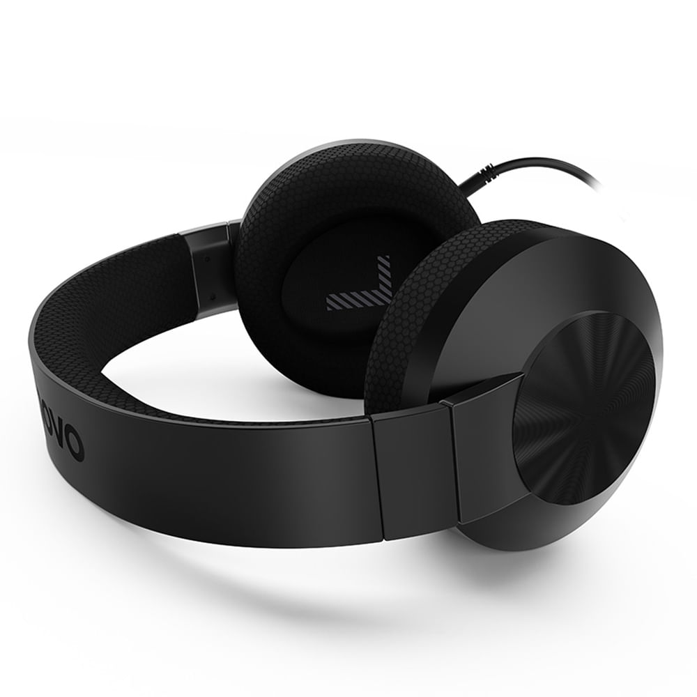 Imagen 2 del producto Audífonos gamer Lenovo H210 alámbricos con cable 3.5 mm y micrófono ajustable, diseño cómodo y resistente