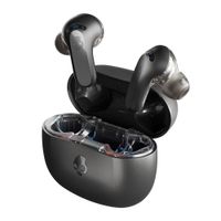 Audífonos Bluetooth True Wireless In Ear Skullcandy Rail ANC, 38H de batería, resistentes al agua IPX4, cancelación activa de ruido de 4 mic, negro