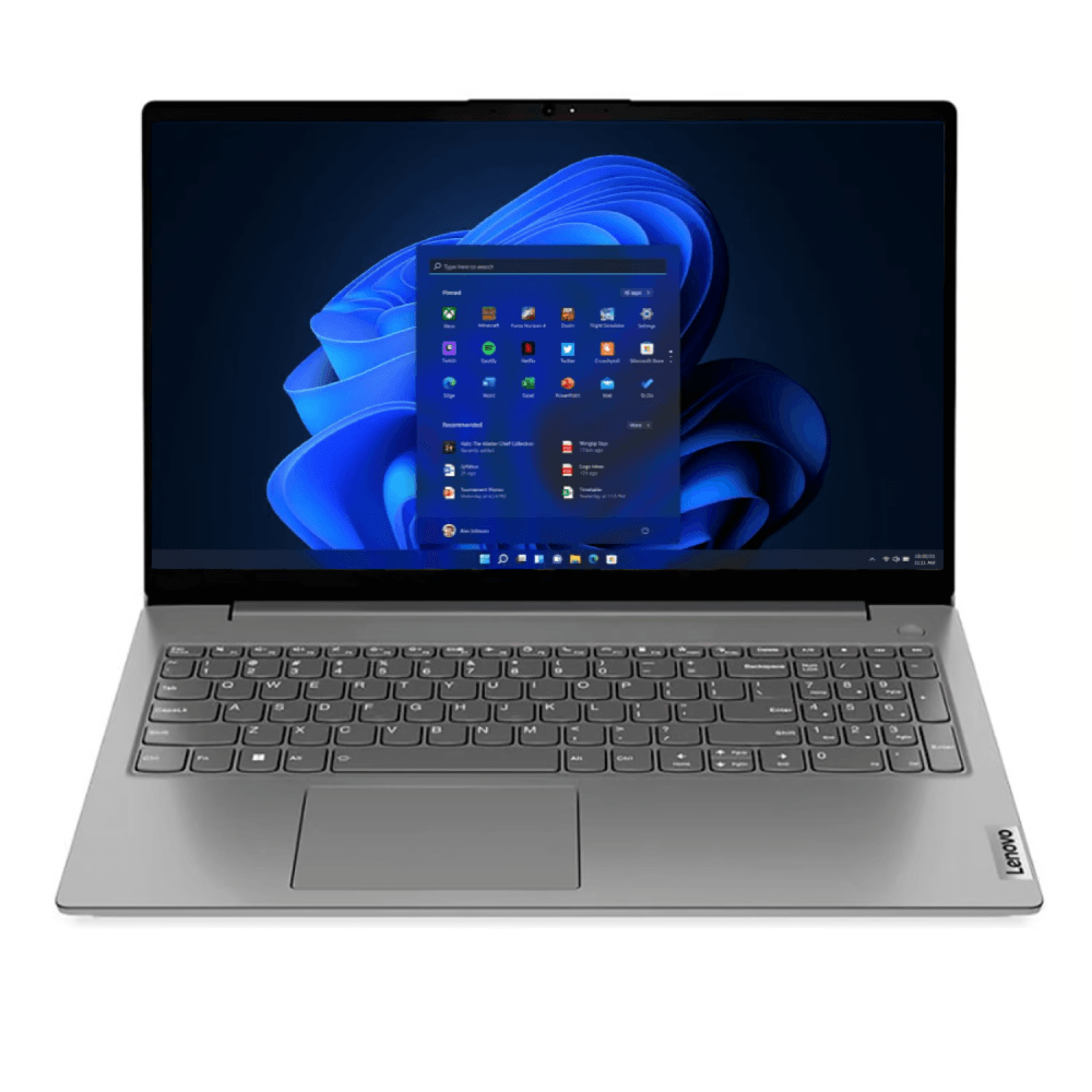 Laptop Lenovo V15 G4 AMD 7120U, 15.6", 8GB RAM 1TB SSD, Windows 11 Pro + 1TB HDD EXT 15.6" + USB 128GB + maletín y mouse