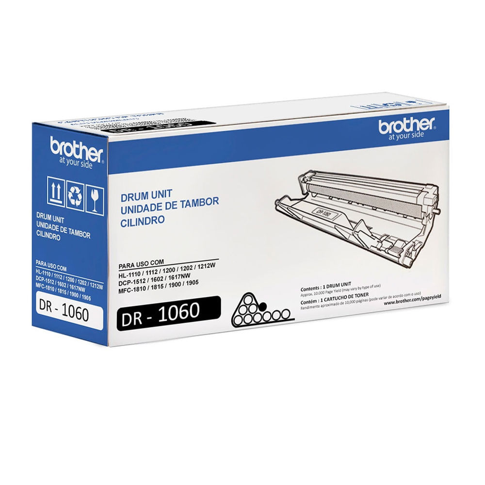Tambor Brother DR1060 Negro, rinde 10000 páginas