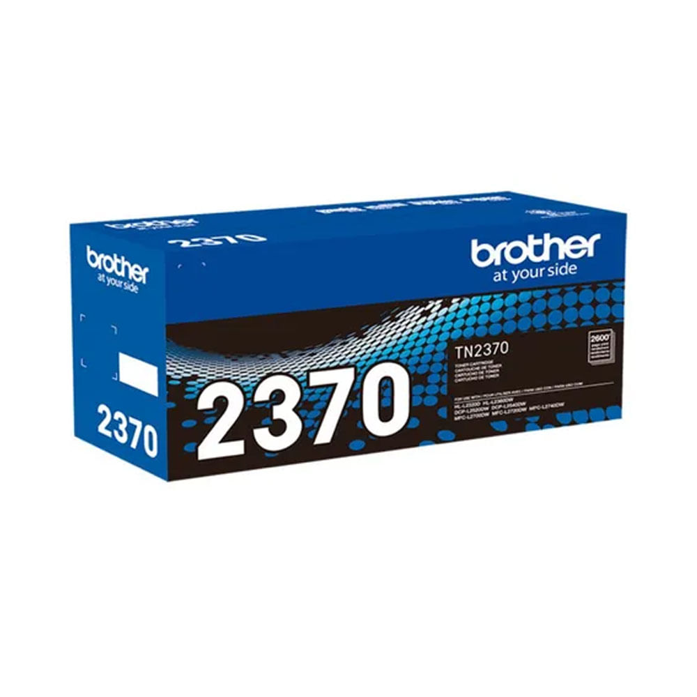 Imagen 1 del producto Tóner Brother Tn2370, compatible con DCP-L2520DW, DCP-L2540DW, rinde 2600 páginas, negro