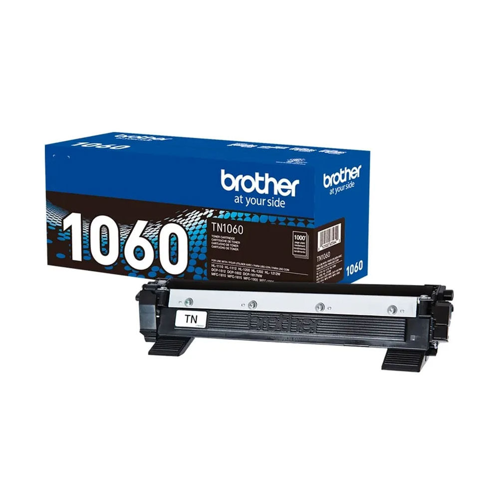 Cartucho de tóner Brother TN-1060 Negro, rinde 1000 páginas