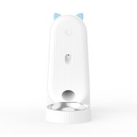 Comedero smart 4 litros con Wi-Fi para gatos, bandeja acero, blanco