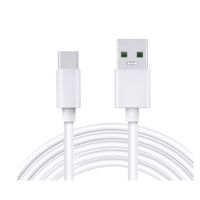 Cable Tranyoo USB tipo C a USB, 1.5 m, 100W, carga rápida 5A, material TPE, blanco