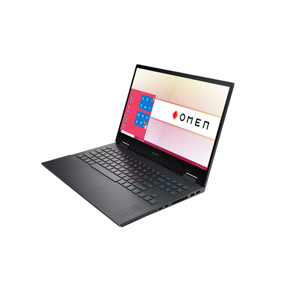Imagen 2 del producto Laptop HP Omen 15-EK1013, Intel Core i7-10750H, 16GB RAM, 1TB SSD, 8GB NVIDIA GeForce RTX3070, LED 15.6"" FHD 300Hz, Windows 11 Pro, negro