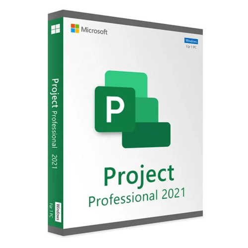 Licencia digital Microsoft Project Professional 2021, 1 dispositivo, compatible con Windows, duración permanente