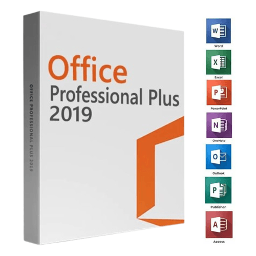 Licencia digital Microsoft Office 2019 Professional Plus, 1 dispositivo, duración permanente