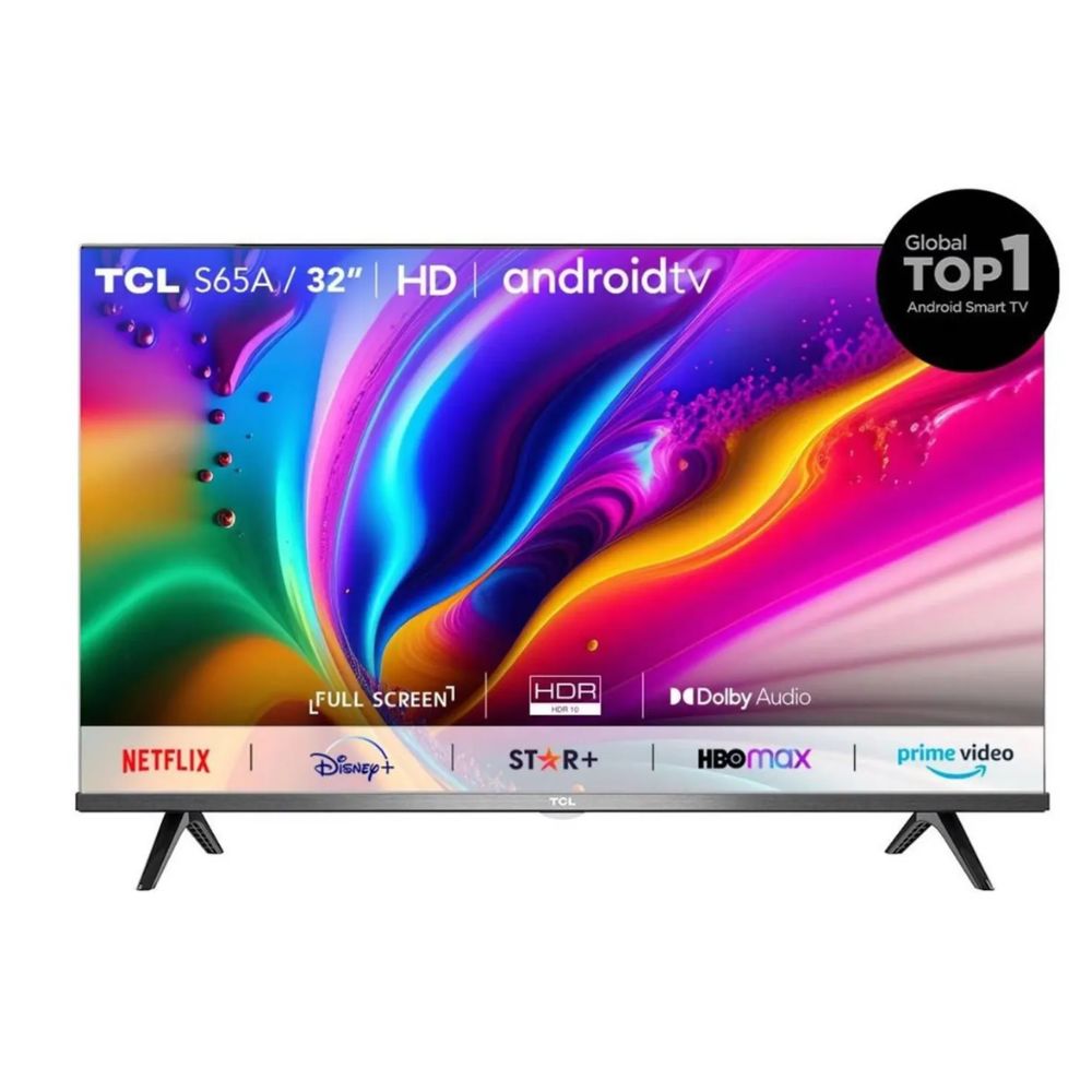 Televisor TCL LED 32” Smart HD Android TV 32S5400AF con Google Assistant y Chromecast